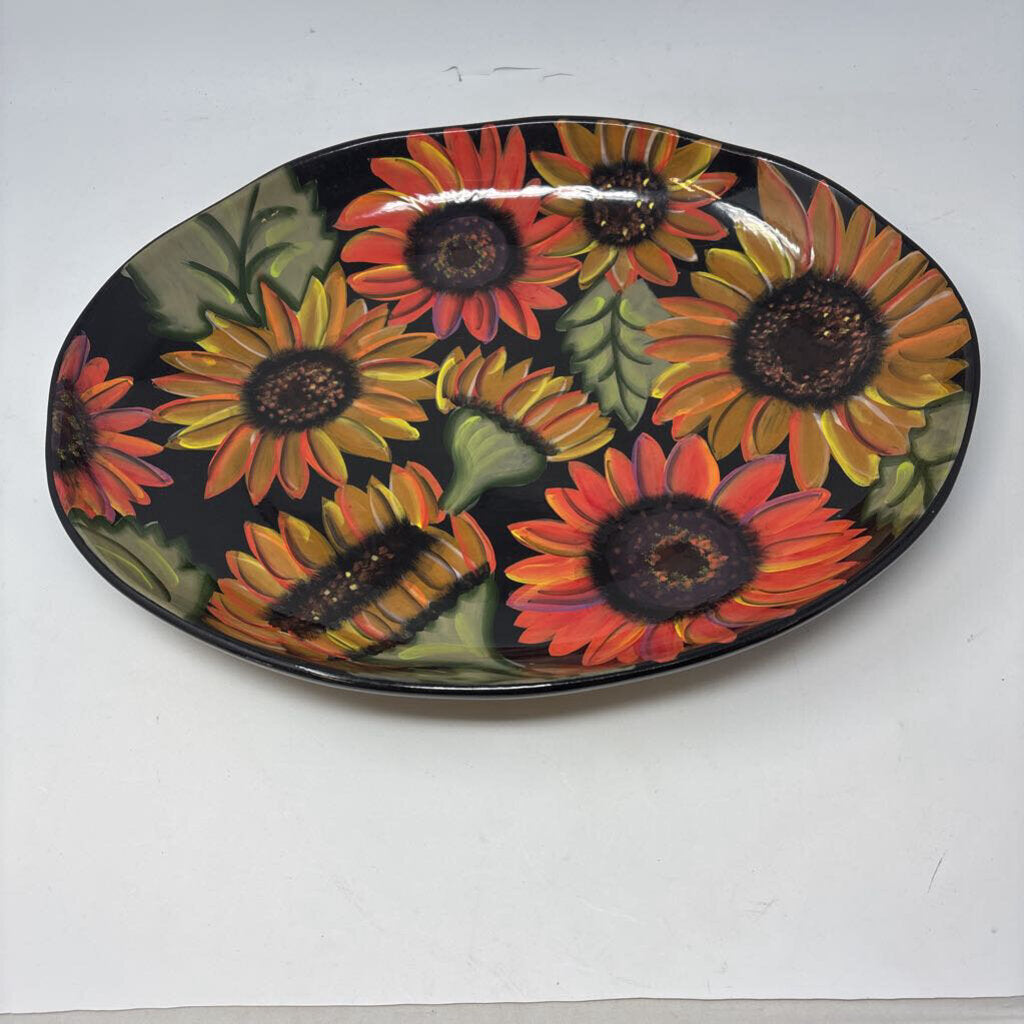 Harvest Sunflower Serving Platter