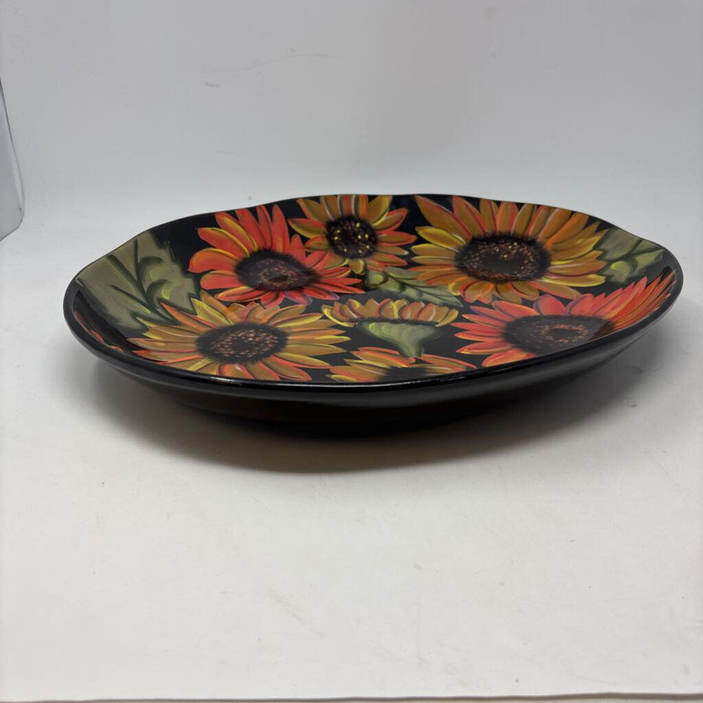 Harvest Sunflower Serving Platter