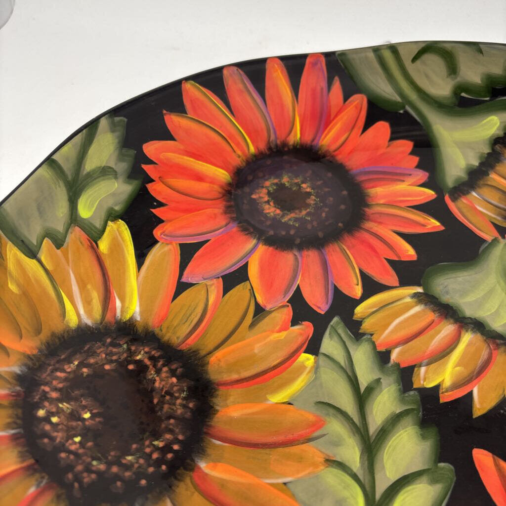 Harvest Sunflower Serving Platter