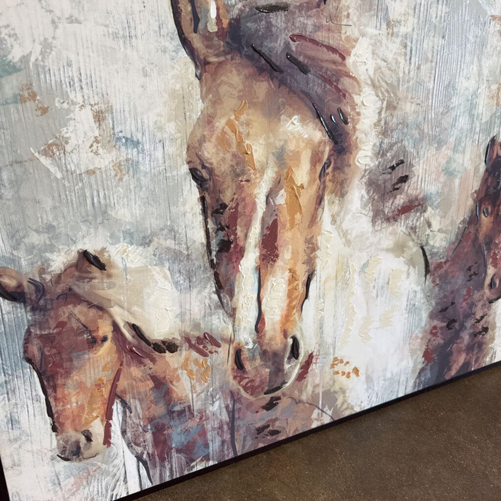 Horse & Foals 41W x 31T Art