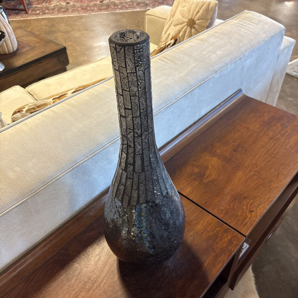 Mirrored Vase 18 Tall