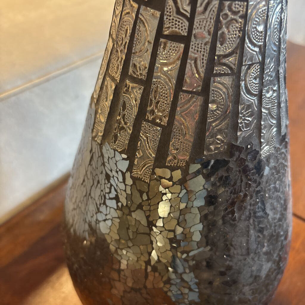Mirrored Vase 18 Tall
