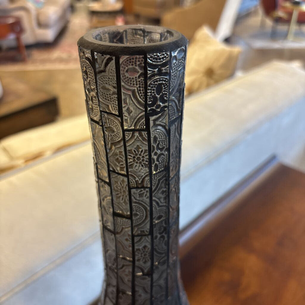 Mirrored Vase 18 Tall