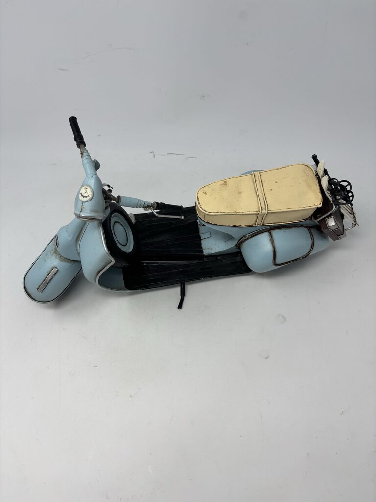 Metal Vespa With Skis