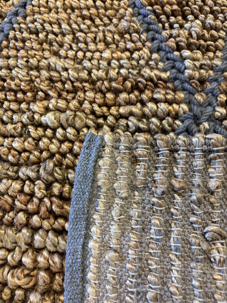 Handmade Hemp Wool Cotton Larson Rug 5 X 8