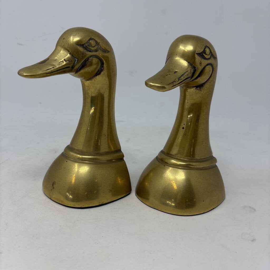 Vintage MCM Duck Bookends