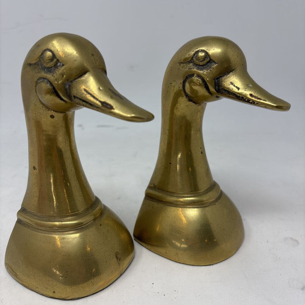 Vintage MCM Duck Bookends