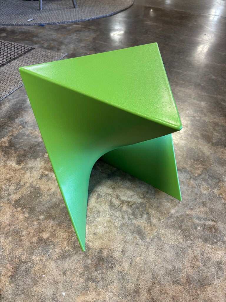 Geometric Molded End Table 16 X 16 X 17