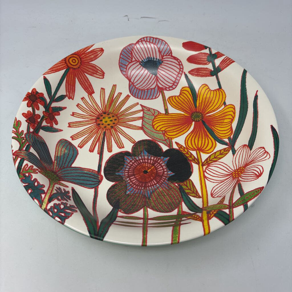 Floral Pattern Serving Bowl