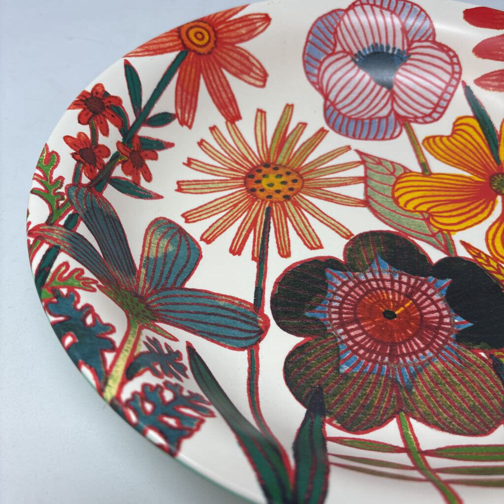 Floral Pattern Serving Bowl