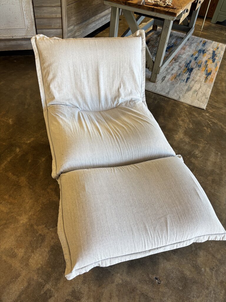 Ligne Roset Chair and Ottoman