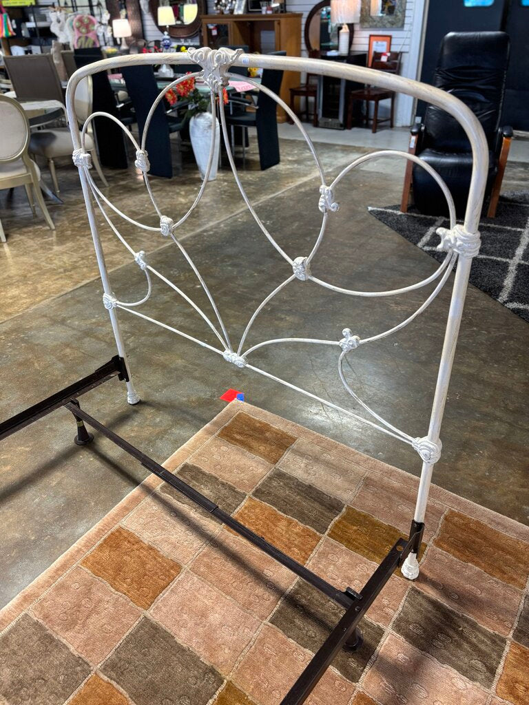 Full Metal Scroll Bed Frame