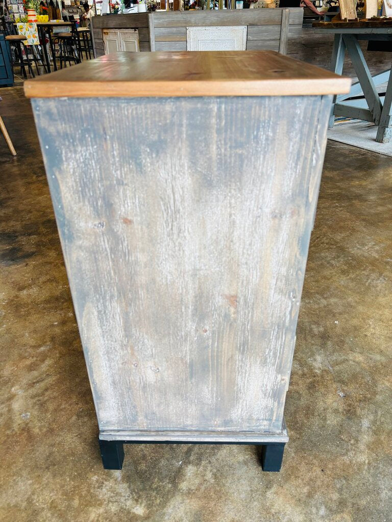 Weathered 3 Drawer Nightstand 24.5 X 15.75 X 32