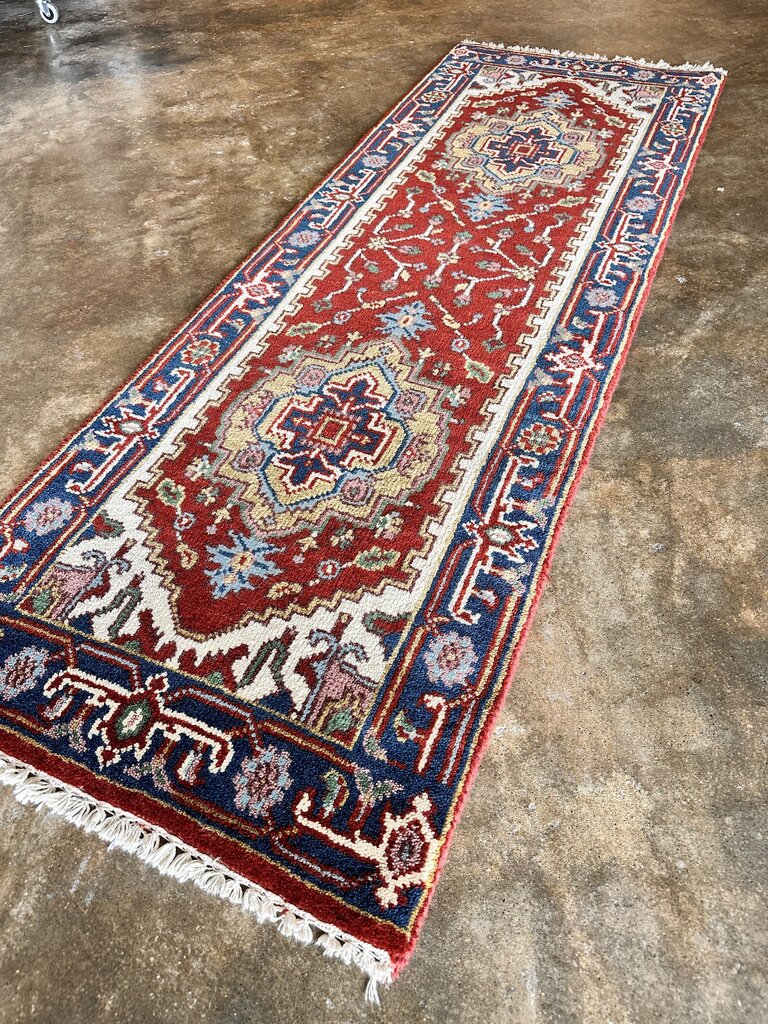 Hand Knotted Afghan 24L x 74W