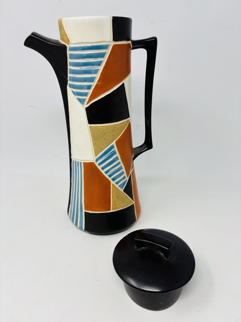 Arnel's Pottery Geometric Pitcher