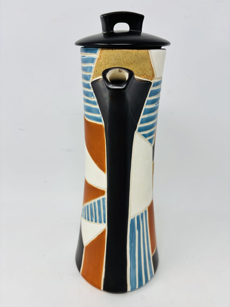 Arnel's Pottery Geometric Pitcher