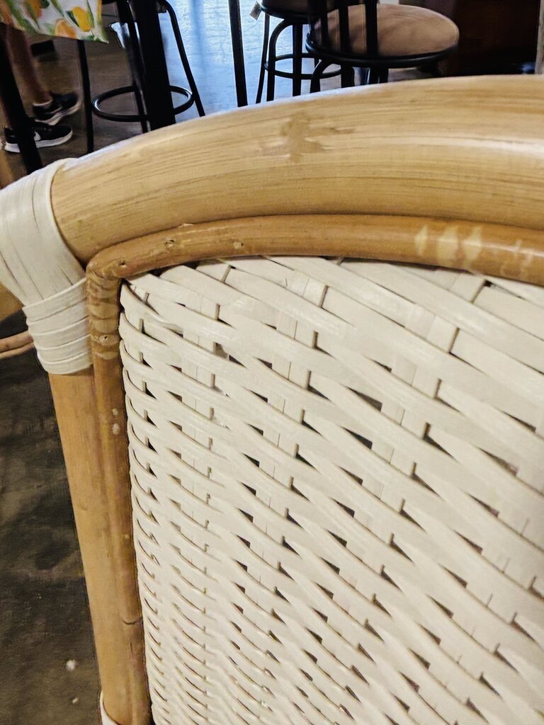 Set 3 Counter Height Rattan & Woven Barstools