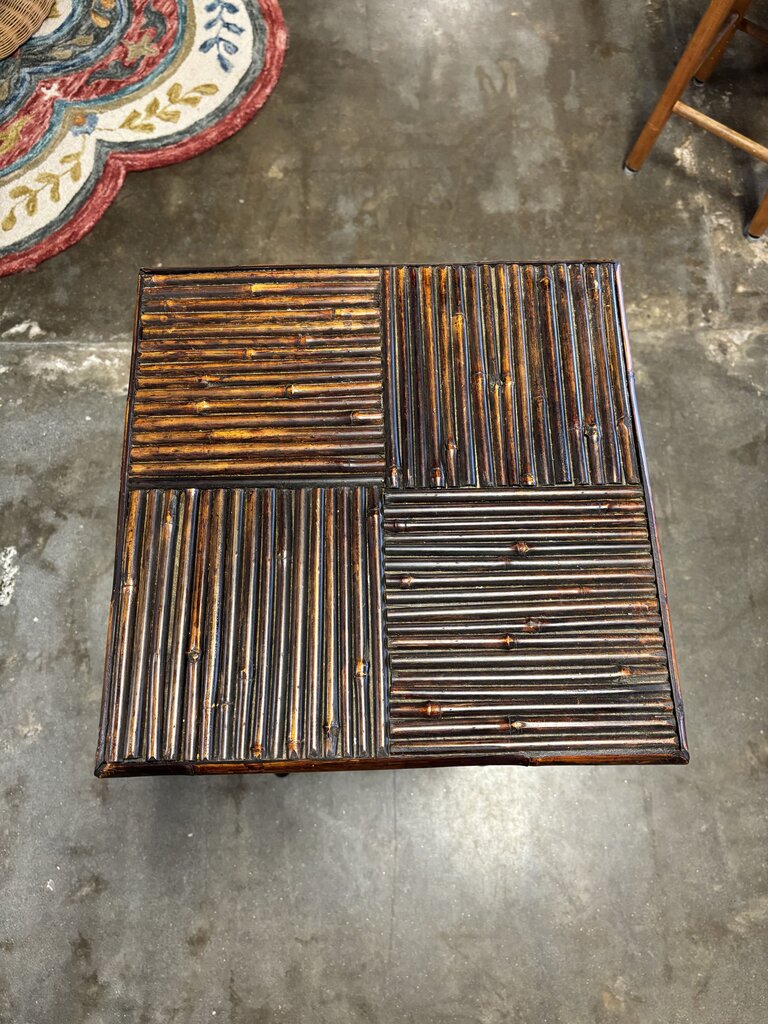 Burnt Bamboo Plant Stand 15.75 X 15.75 X 34