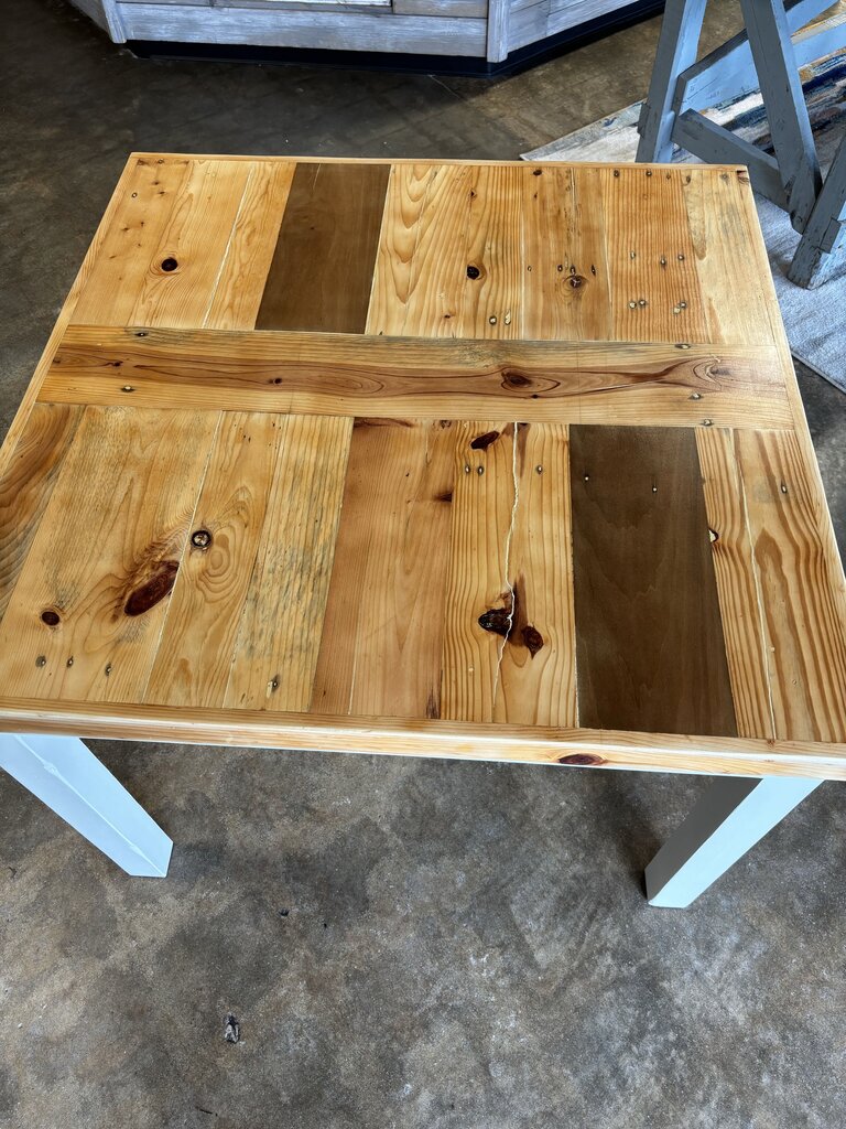 Butcher Block Top Table 40 X 40 X 30