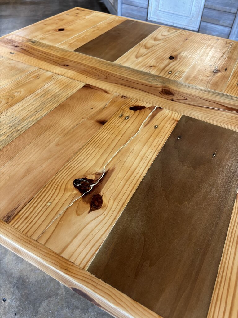 Butcher Block Top Table 40 X 40 X 30