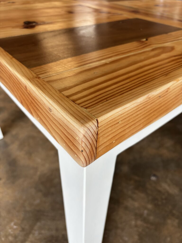 Butcher Block Top Table 40 X 40 X 30