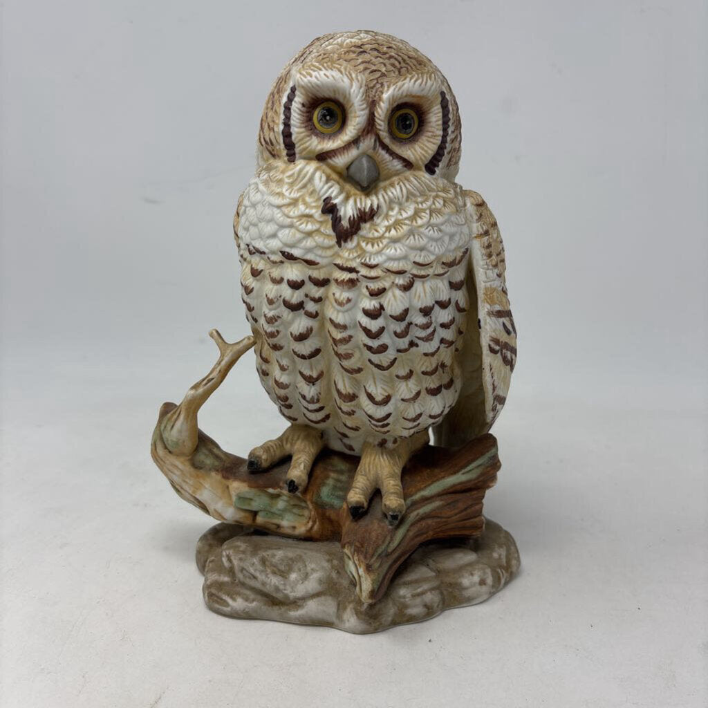 Vintage Enesco Snowy Owl Figurine