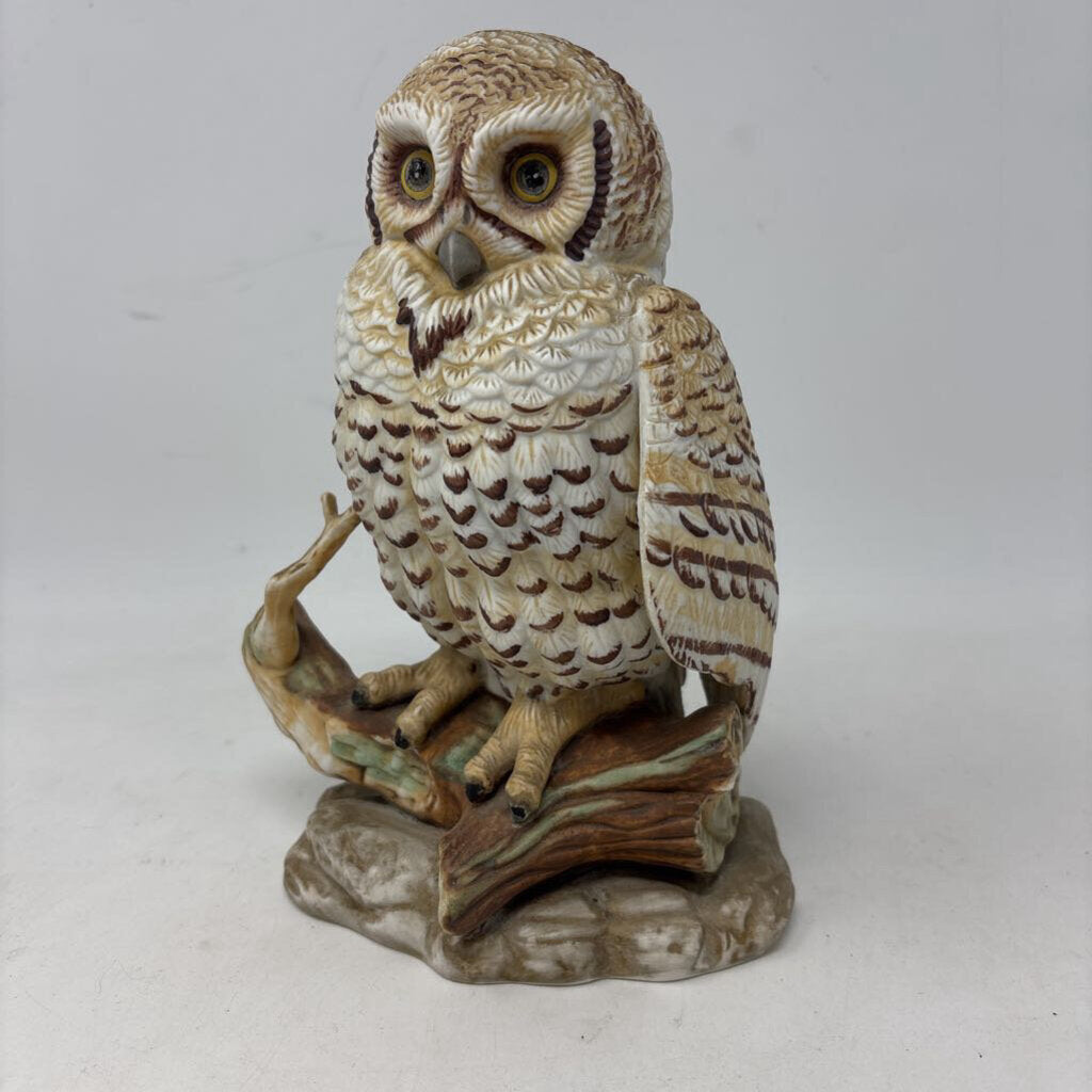 Vintage Enesco Snowy Owl Figurine