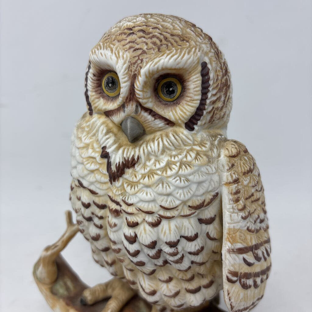 Vintage Enesco Snowy Owl Figurine
