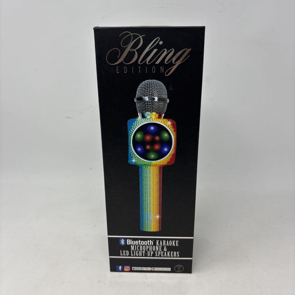 Bluetooth Karaoke Microphone & LED Speakers