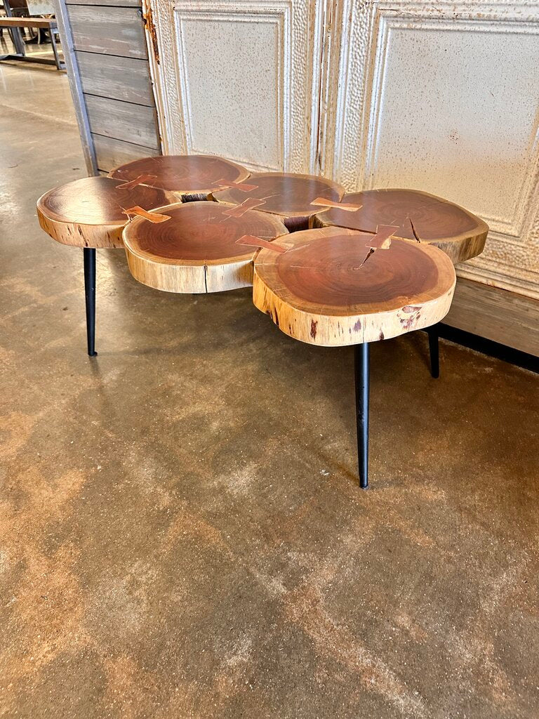 Teak Circle Coffee Table