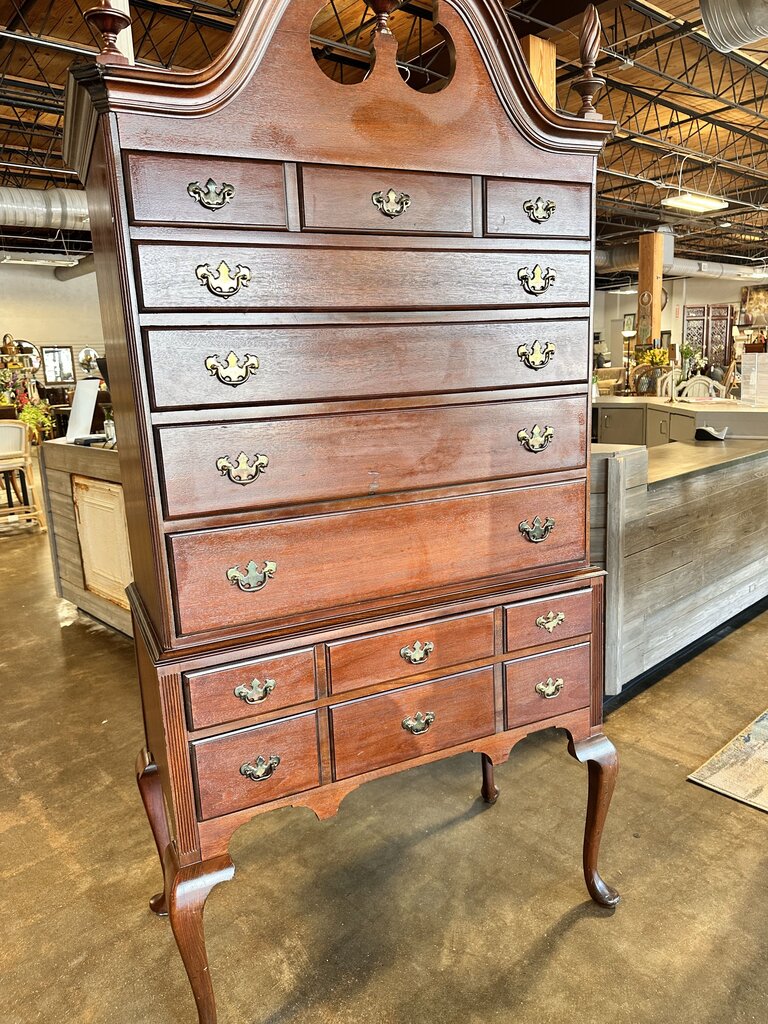 Solid Wood 7 Drawer Highboy