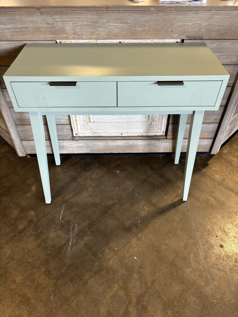 Two Drawer Console Table 34 X 14.75 X 32.25