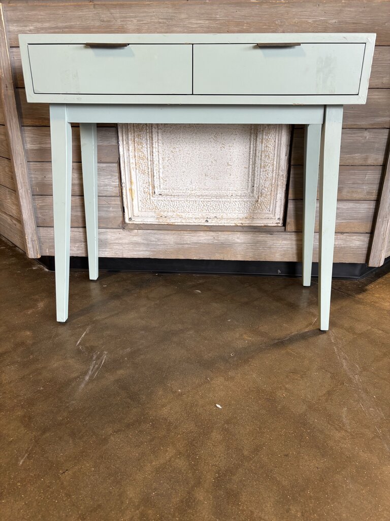 Two Drawer Console Table 34 X 14.75 X 32.25