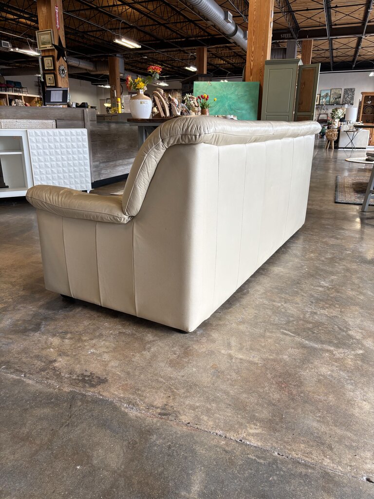 Leather Sofa 78"L