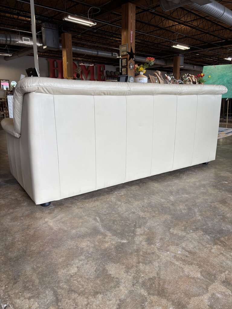 Leather Sofa 78"L