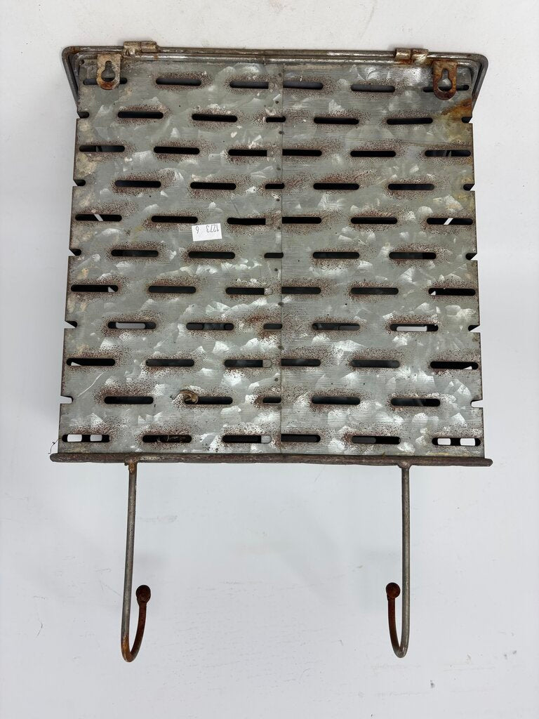 Metal Hanging Mailbox with Hooks