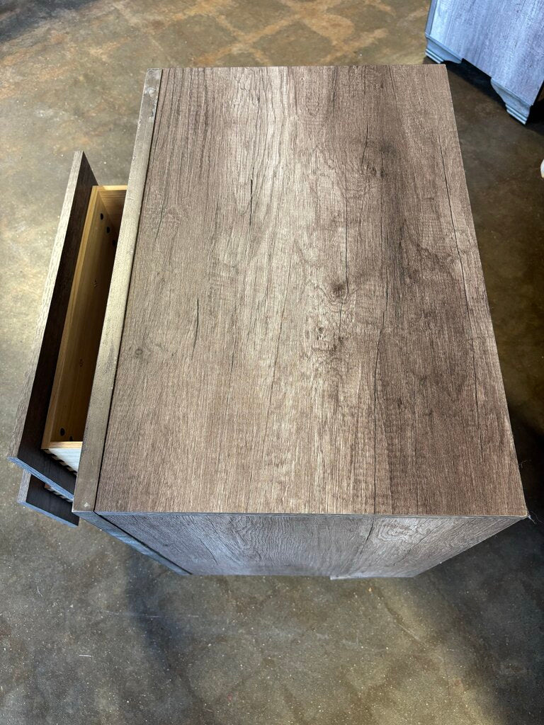 Two Drawer Nightstand 23.5 X 16 X 24