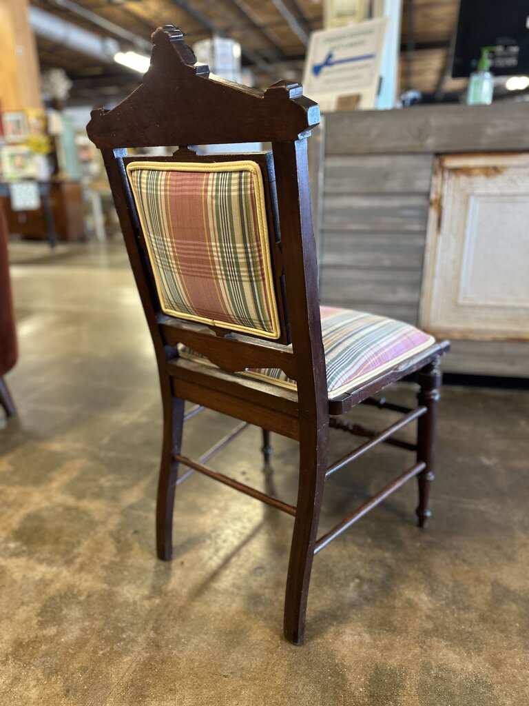Antique Upholstered Accent Chair
