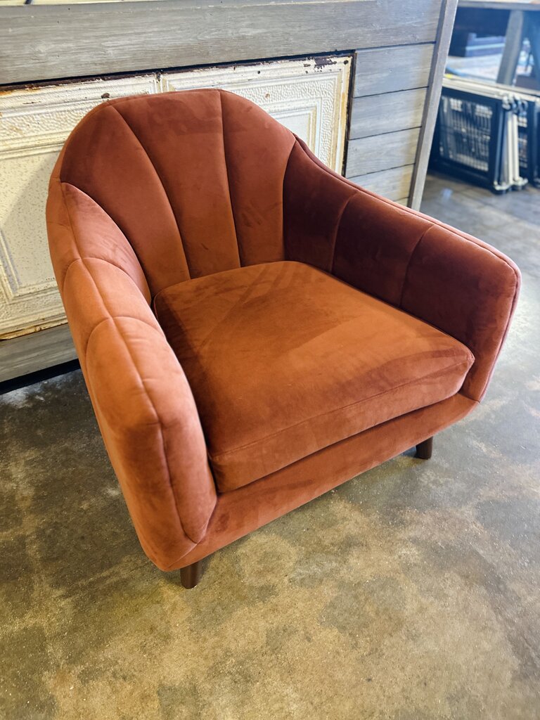 Auburn Upholstered Mod Lounge Chair
