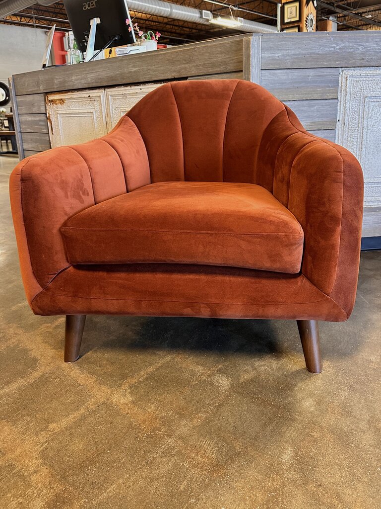 Auburn Upholstered Mod Lounge Chair