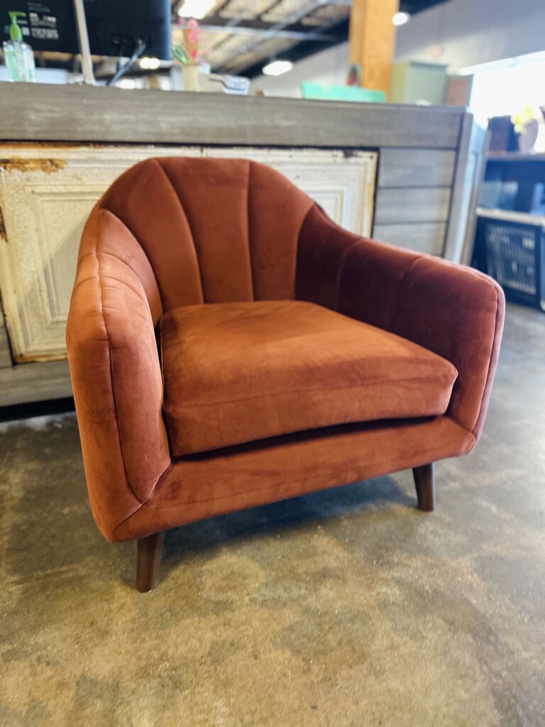 Auburn Upholstered Mod Lounge Chair