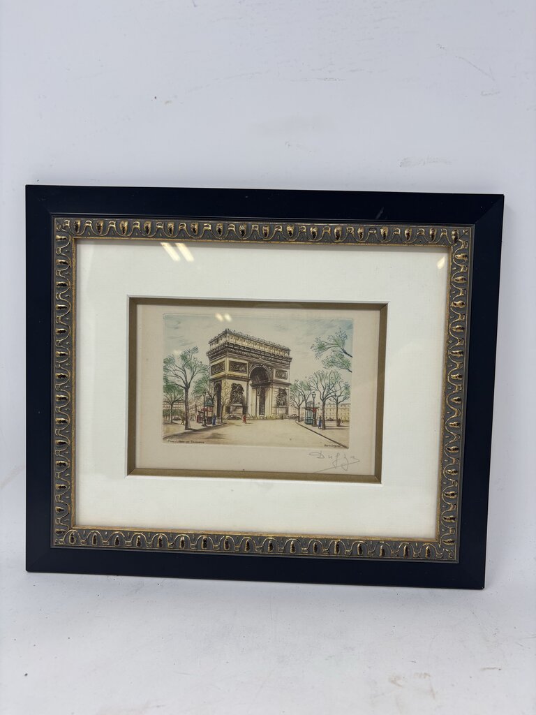 Arc de Triomphe Framed/Signed