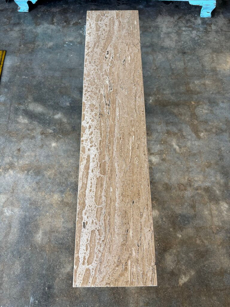Marble Metal Narrow Console 38.25 X 8.35 X 28