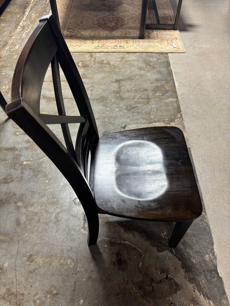 Cross Back Wood Dining Chair