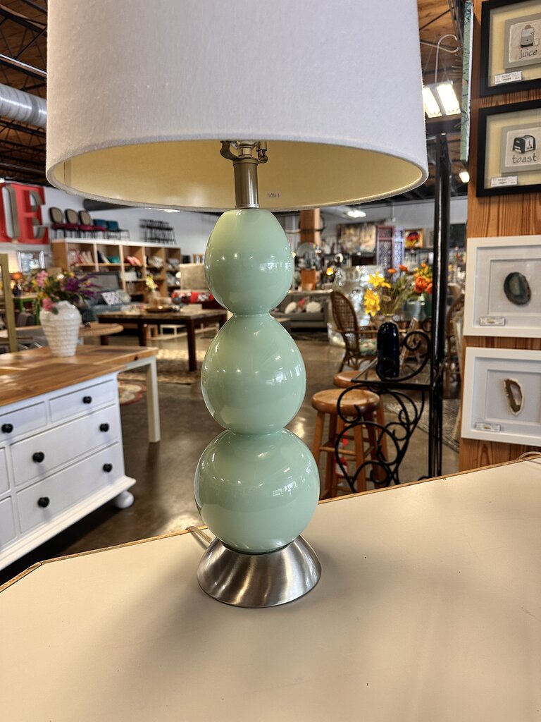 Blue Triple Gourd Table Lamp