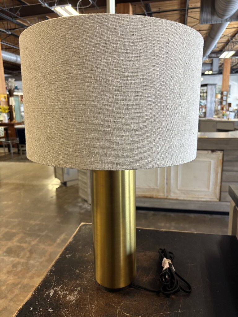 Metal Column Base Lamp
