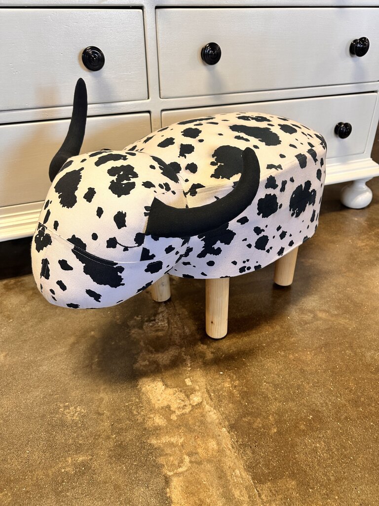 Cow Ottoman Foot Rest