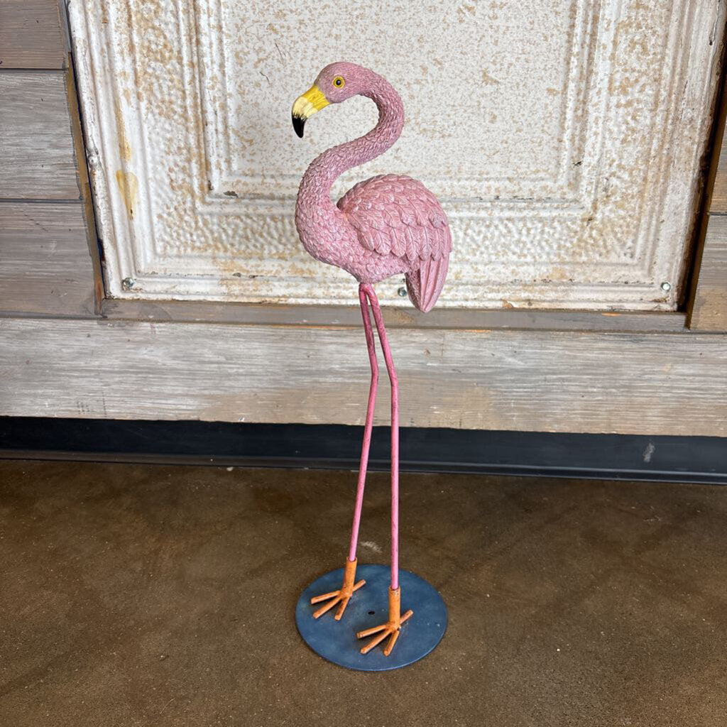 Metal Flamingo