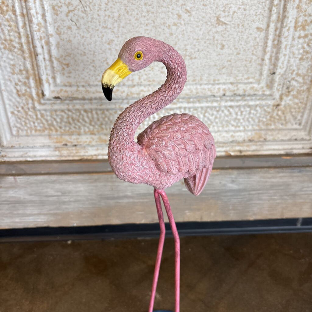 Metal Flamingo