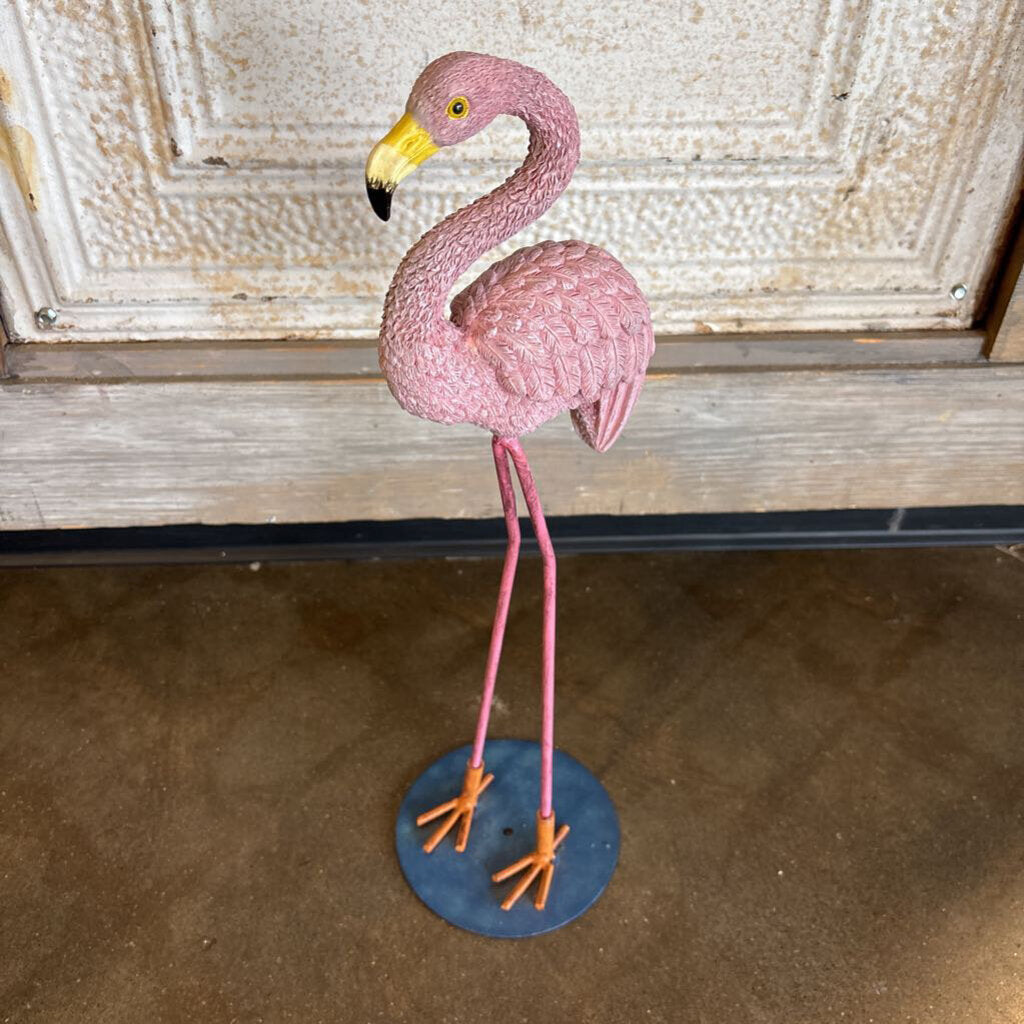Metal Flamingo